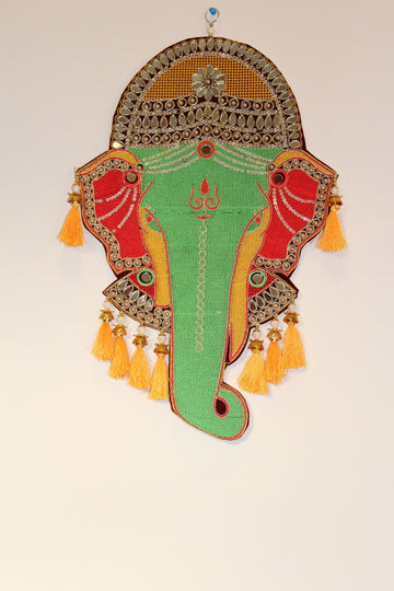 Ganesha Wall Hanging | Door Hanging | Toran | Home Decor | Indian Festive Decoration | Puja Decor | Wedding | Diwali Decoration