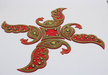 Acrylic Rangoli | Floor Decoration | Home Decor | Festive Decor | Wedding | Puja | Diwali | Navratri | Pongal