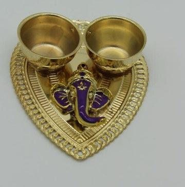 Small haladi kumkum holder , Ganesha holder , Indian return gift , navratri favor , small favor , diwali favor , Pooja Puja favor ,