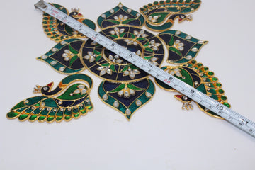 meenakari work  metal  rangoli/ home decor/Diwali rangoli /floor decoration/ new year gift