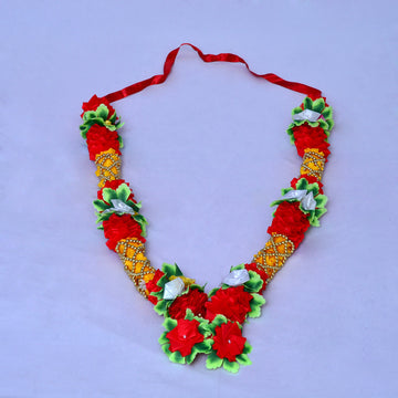 Varmala, Punjabi Wedding Pair of Garlands, Indian Garlands, Wedding Ceremony Garlands, Faux Flowers, Indian Wedding Garlands, Varmala 2 pcs