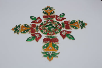 Arihant Creations, Metal Diwali rangoli, louts and also metal rangoli, Diwali decoration, floor decoration,