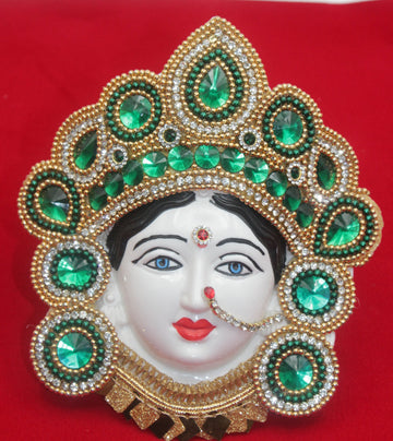 VaraLakshmi Varamaha lakshmi face-Ganesha, Idol-Gowri-Laxmi Durga Ma-Ammavaru-Amman - ma kali Pooja Guari ganpati, durga pooja