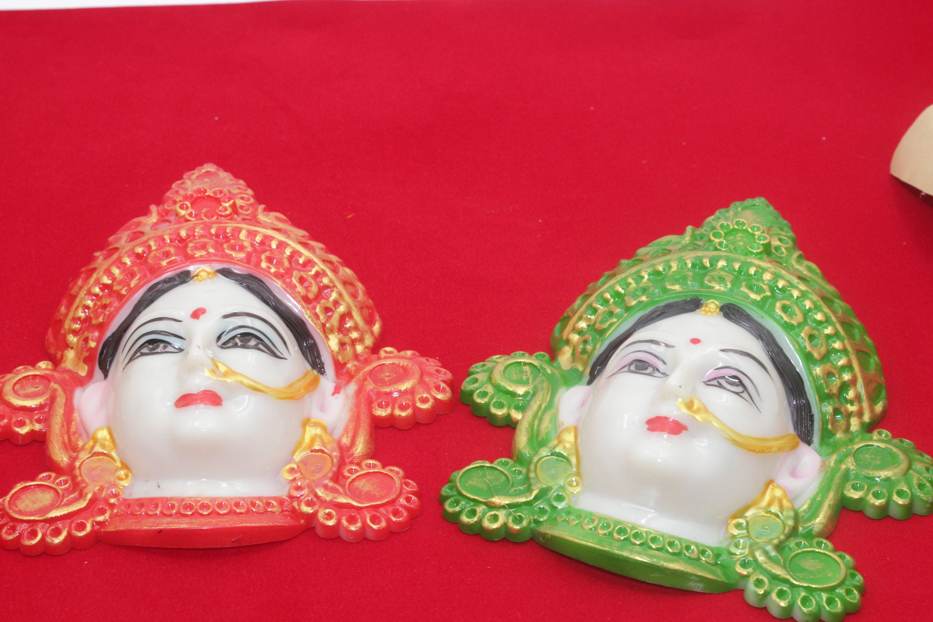 VaraLakshmi Varamaha lakshmi face-Ganesha, without decor Idol-Gowri-La
